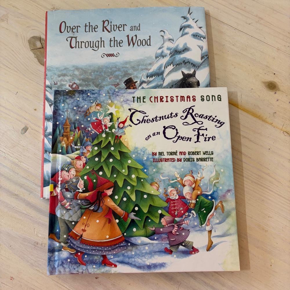 Children's Holiday Book Lot of 1 Christmas and 1 Thanksgiving Storybook